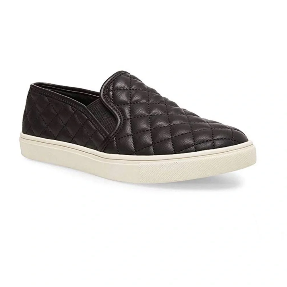 Steve Madden Women's Shoes Steve Madden ECENTRCQ Slip On Sneaker Size 7 Black - Picture 1 of 7